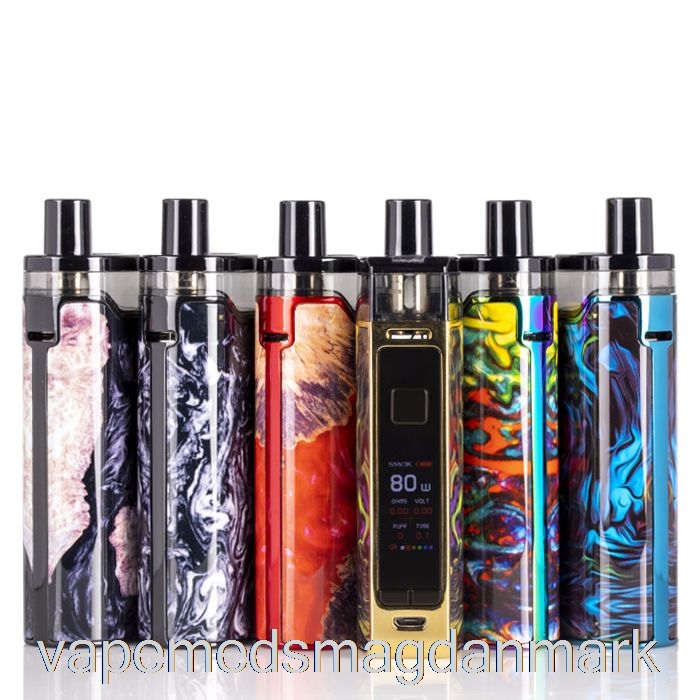 Vape Juice Smok Rpm 80 Pod Mod Kit Sort Kulfiber